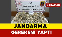 Karaman'da fosil satışı iddiası ekipleri harekete geçirdi