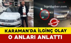 Karaman'da ilginç olay: otomobilin çarptığı tilki aracın önüne sıkıştı