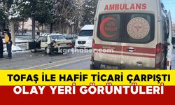 Karaman'da kayganlaşan yolda trafik kazası: 1 yaralı