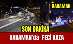 Son dakika: Karaman’da kaza