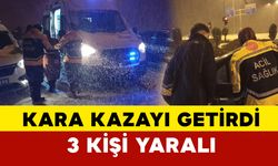 Konya Seydişehir’de Kar Yağışı ve Kaza: 3 Yaralı