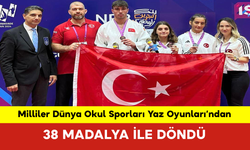 Milliler Dünya Okul Sporları Yaz Oyunları’ndan 38 Madalya ile Döndü