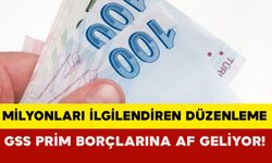 Milyonları İlgilendiren Gelişme: GSS Prim Borçlarına Müjde!