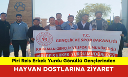 Piri Reis Erkek Yurdu Gönüllü Gençlerinden Hayvan Dostlarına Ziyaret