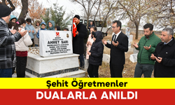 Şehit Öğretmenler Mezarları Başında Dualarla Anıldı