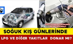 Soğuk Kış Günlerinde LPG ve Diğer Yakıtlar  Donar mı?