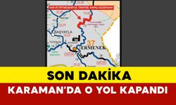 Son Dakika: Ermenek-Bucakkışla Yolu Tüm Araç Trafiğine Kapandı