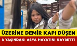 Denizli'de üzerine demir kapı düşen 8 yaşındaki Asya hayata tutunamadı