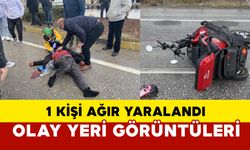 Üç Tekerlekli Bisiklete Çarptı: 1 Ağır Yaralı