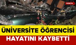 Üniversite öğrencisinin hayatını kaybettiği feci kaza