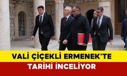 Vali Çiçekli Ermenek'in tarihini inceliyor