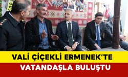 Vali Çiçekli Ermenek'te vatandaşla bir araya geldi