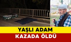 Yaşlı adam kazada öldü