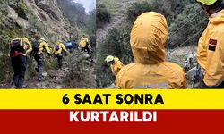 6 saatlik çalışmanın ardından kurtarıldı