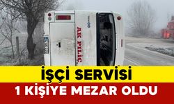 Akpiliç servisi 1 işçiye mezar oldu