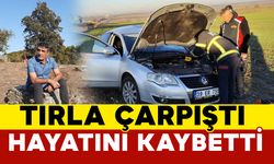 Babaeski’de tırla çarpışıp tarlaya savrulan otomobilin sürücüsü öldü