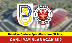 Belediye Derince Spor-Karaman FK Maçı Canlı Yayınlanacak mı?