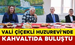 Çiçekli Huzurevi Sakinleri ile Kahvaltıda Buluştu