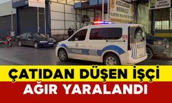 Çöken çatıdan düşen işçi ağır yaralandı