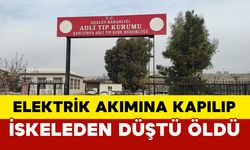 Elektrik akımına kapılarak iskeleden düşen boya ustası öldü