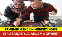 Ermenek Gençlik Merkezi’nden Ebru Sanatıyla Anlamlı Ziyaret