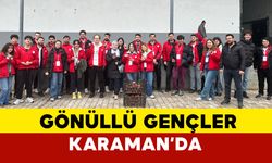 Gönüllü Gençler “Anadoluyuzbiz” Projesi Kapsamında Karaman’da