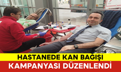 Hastanede Kan Bağışı Kampanyası Düzenlendi