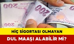 Hiç Sigortası Olmayan Dul Maaşı Alabilir Mi?