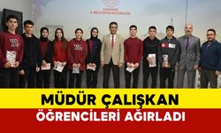 İl Müdürü Çalışkan, Yunuskent Mehmet Akif Ersoy Anadolu Lisesi Öğrencilerini Ağırladı