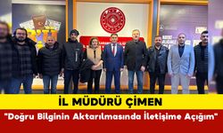 Karaman'da Basın Mensuplarından Çimen'e Ziyaret