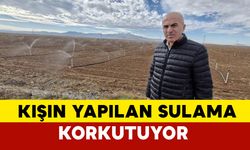 Karaman'da Çiftçilerin Kışın Sulama Yapması Korkutuyor