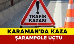 Karaman’da otomobil şarampole uçtu: 1 yaralı