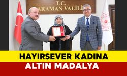 Karamanda TSK Güçlendirme Vakfından Demirci'ye altın madalya