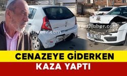 Karaman’da yaşlı adam otomobiliyle cenazeye giderken kaza yaptı