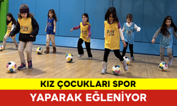 Kız Çocukları Spor Yaparak Eğleniyor