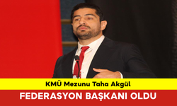 KMÜ Mezunu Taha Akgül Federasyon Başkanı Oldu