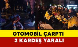 Konya Seydişehir'de Otomobilin Çarptığı İki Kardeş Yaralandı