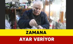 Küçük dükkanında 46 yıldır zamana ayar veriyor