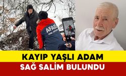 Kütahya’da kayıp yaşlı adam sağ salim bulundu