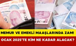 Memur ve Emekli Maaşlarında Zam Beklentisi: Ocak 2025'te Kim Ne Kadar Alacak?