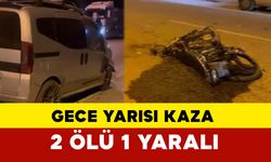 Mersin'de Feci Kaza: 2 Ölü, 1 Yaralı