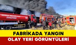 Niğde'de Çerçeve Fabrikasında Yangın Çıktı