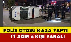 Niğde’de polis otosu ile otomobil çarpıştı: 1'i ağır 6 yaralı