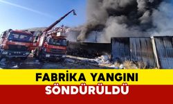 Niğde'deki Plastik Çerçeve Fabrikasında Çıkan Yangın Söndürüldü