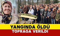 Ordu'da Yangında Hayatını Kaybeden Yaşlı Kadın Defnedildi