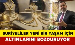 Suriyeliler yeni bir yaşam için altınlarını bozduruyor