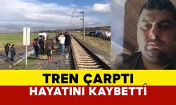 Tekirdağ'da trenin çarptığı adam hayatını kaybetti