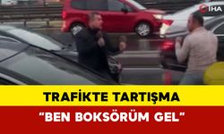 Trafikte "Ben boksörüm gel" tartışması