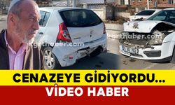 (VİDEO EKLENDİ) Karaman’da yaşlı adam otomobiliyle cenazeye giderken kaza yaptı