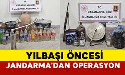 Yılbaşı öncesinde kaçak içkileri Jandarma yakaladı